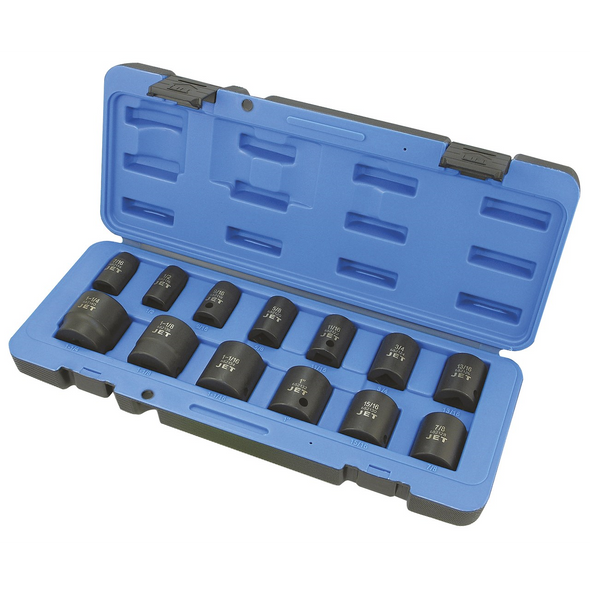 13 PC 1/2" DR SAE Impact Socket Set - 6 Point