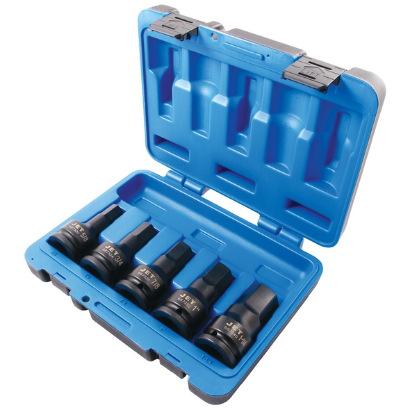 5 PC 3/4" DR SAE Impact Hex Bit Socket Set