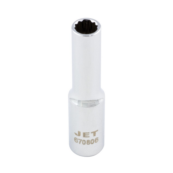 1/4" DR x 7mm Deep Chrome Socket - 12 Point