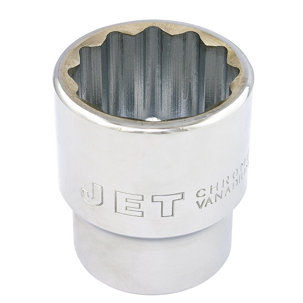 3/4" DR x 3/4" Regular Chrome Socket - 12 Point