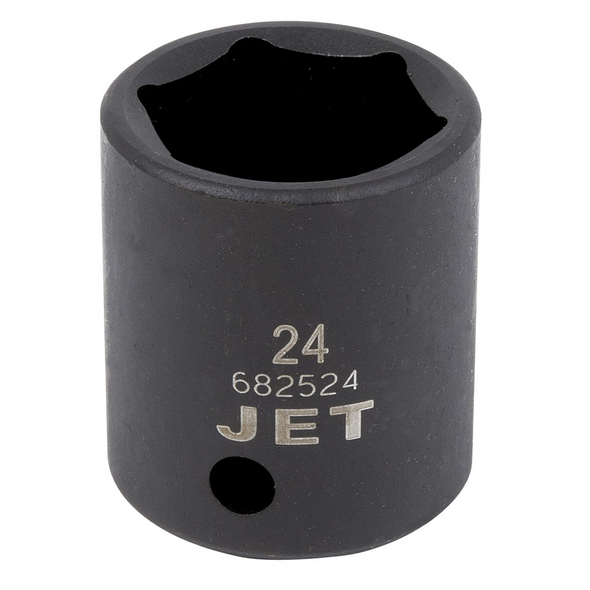 1/2" DR x 24mm Regular Impact Socket - 6 Point