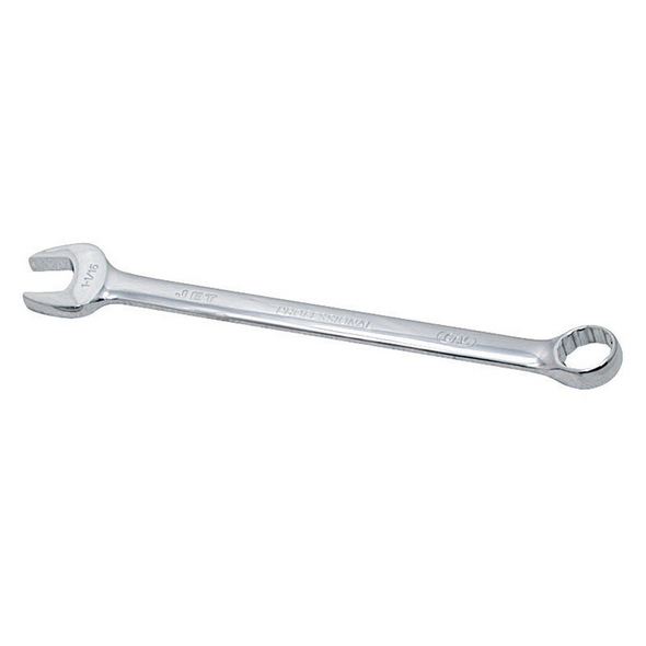 1/2" Fully Polished Long Pattern Combination Wrench