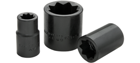 Gray Tools 8 Point Double Square Standard Length Impact Socket 5/8" X 1/2" Drive - (GRTP4-820)