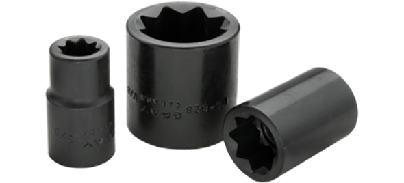 Gray Tools 8 Point Double Square Standard Length Impact Socket 3/4" X 1/2" Drive - (GRTP4-824)