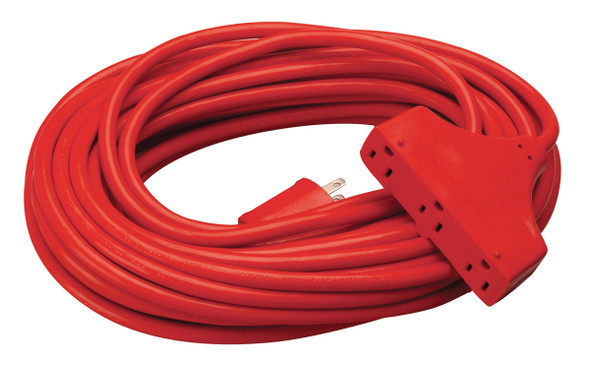 50ft 14/3 Heavy-Duty 15-Amp SJTW General Purpose 3-Outlet Extension Cord