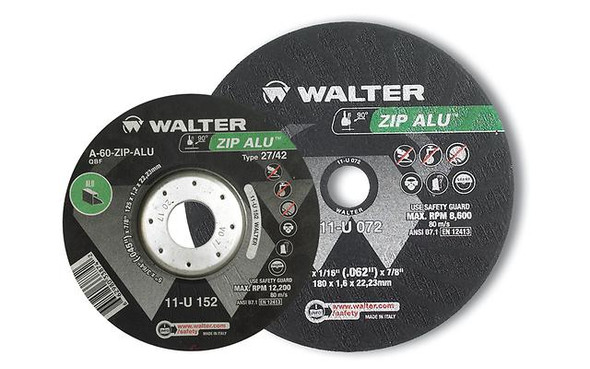 Walter Zip Alu Type 27, Diameter(in) 5