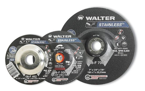 Walter 1/8'' Stainless Combo, Diameter(in) 6