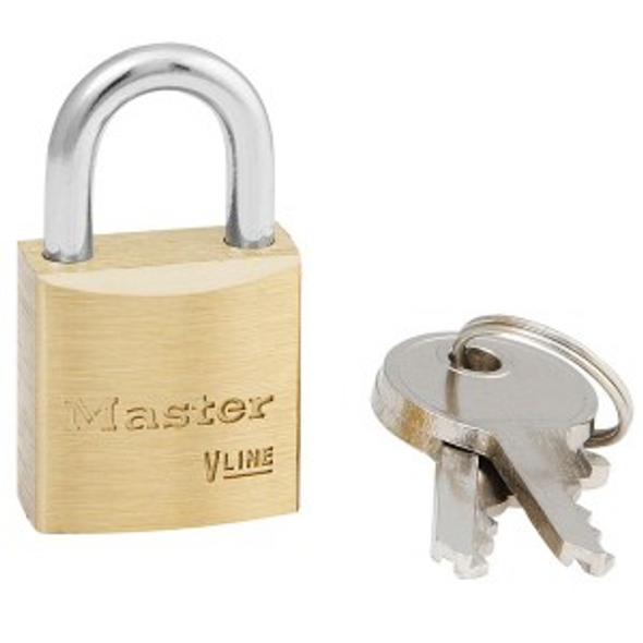 Economy Brass Padlock (Non-rekeyable), Body Size Width (in) 1-1/2"