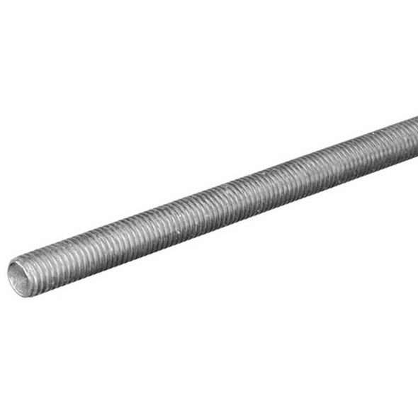 ATR 1 in. x 18 in. Zinc-Plated All-Thread Rod - (SIMATR1X18ZP)