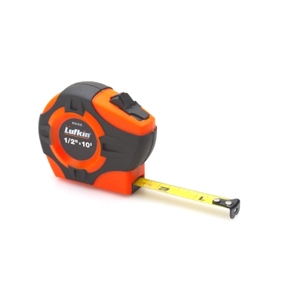 1" x 8m/26' P1000 Series Hi-Viz Orange SAE/Metric Yellow Clad A30 Blade Power Return Tape Measure - (CTPHV1048CMEN)