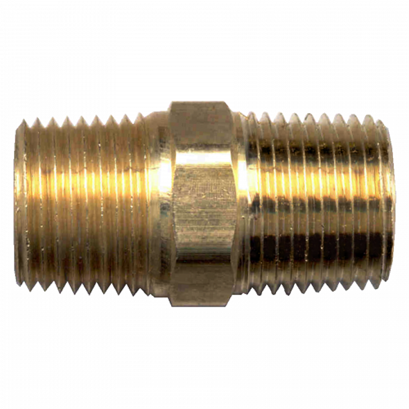 122-A 1/8" NPT Hex Nipple - (FA122A)