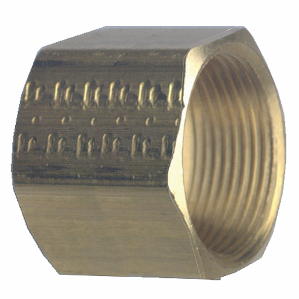61-6 3/8" Brass Compression Standard Nut - (FA61-6)