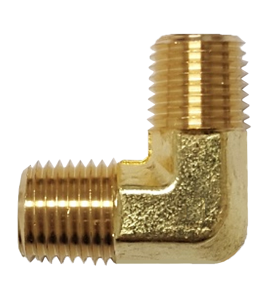 99-A 1/8" MNPT 90 Deg Elbow Brass - (FA99A)