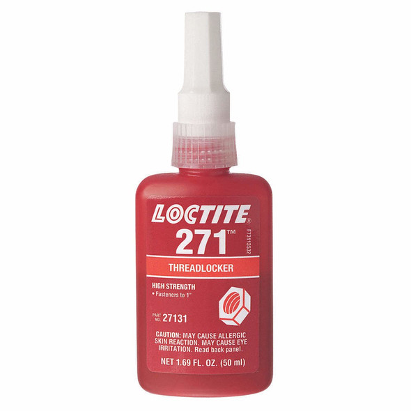 LOCTITE 271 Threadlocker High Strength  - 50 ml Bottle (LC27131)