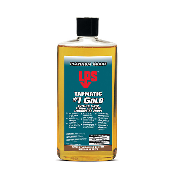 LPS Tapmatic #1 Gold Cutting Fluid 16 oz - (LPSC40320)