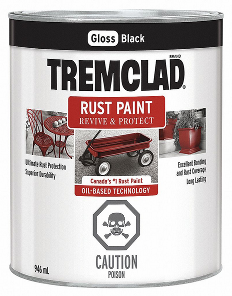 Rust paint  -  Gloss black  -  (RO254926)