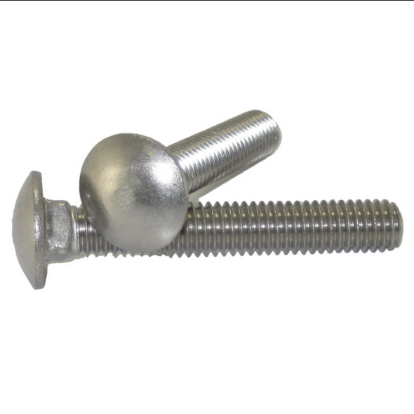 1/4" x 1-3/4"  Carriage Bolt 18.8 Stainless  Coarse Thread - (PC5002-315)