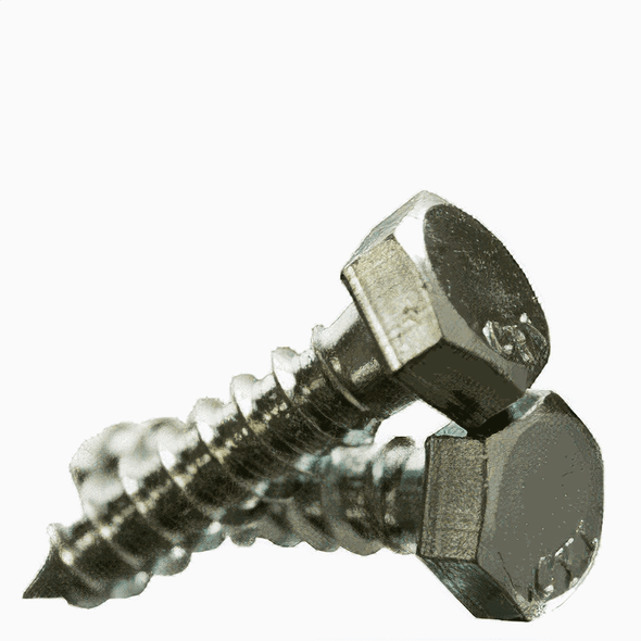 3/8" x 5-1/2" A307 Plated Lag Bolt - (LSH38-512PB)