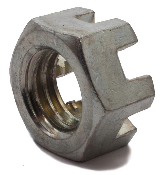 7/16" Thin Slotted Hex Nut Bare Metal - (SNTF716BC)
