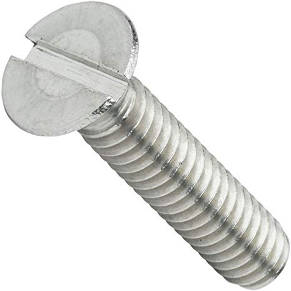 8-32 x 1/2" 18.8 Stainless Flat Head Slotted Machine Screw - (PC5102-137)