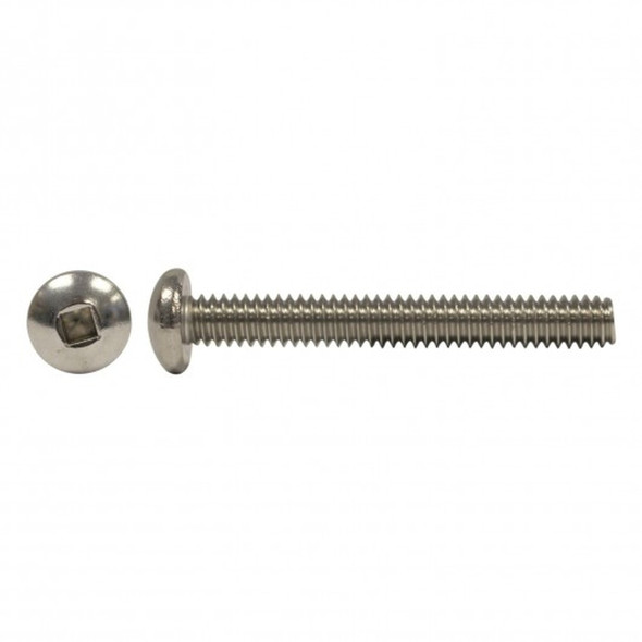 1/4-20" x 1-1/2" 18.8 Stainless Round head Robertson Machine Screw - (PC5109-313)