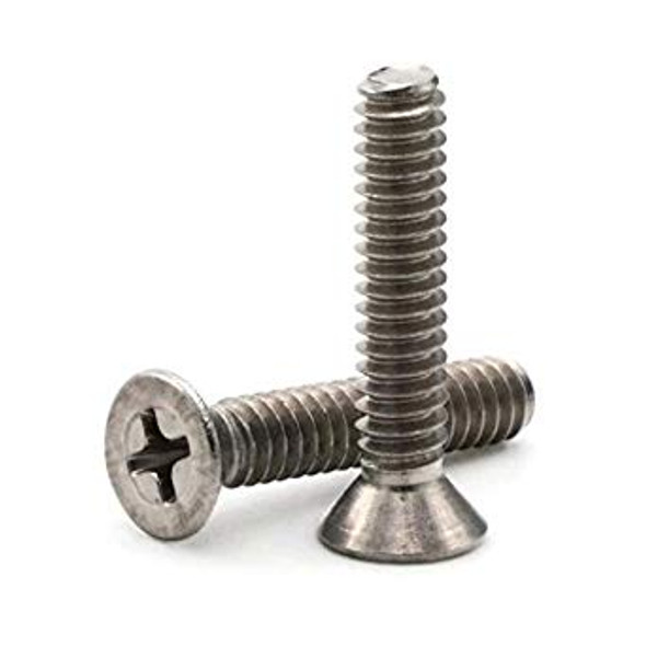 10-24" x 1" 18.8 Stainless Flat head Phillips Machine Screw - (PC5111-193)