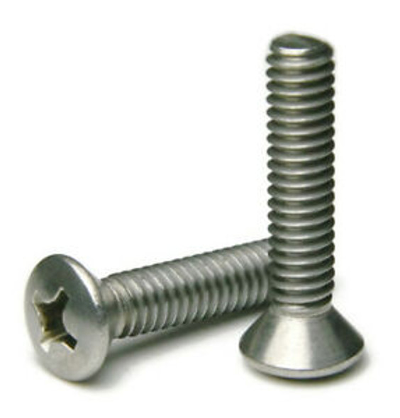 8-32 x 2" 18.8 Stainless Oval head Phillips Machine Screw - (PC5113-148)