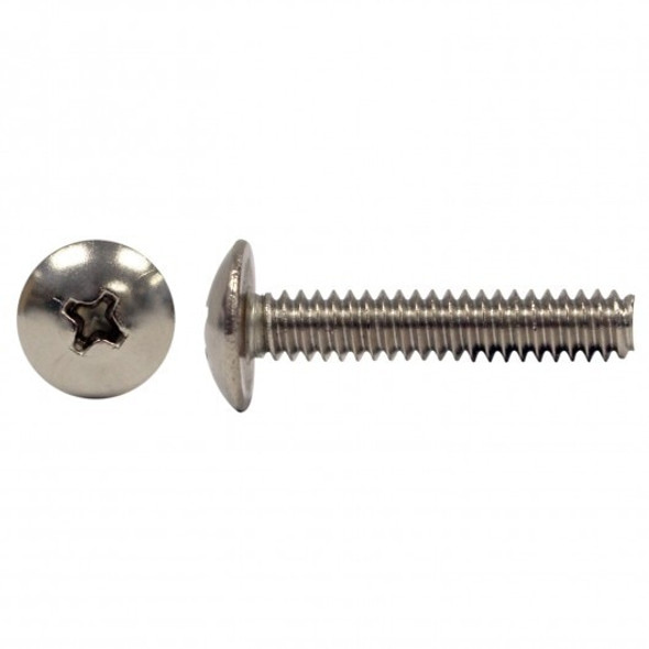 8-32 x 1/2" 18.8 Stainless Truss Head Philips Machine Screw - (PC5115-137)