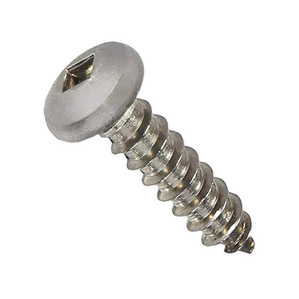 #10 x 1-3/4" 18.8 Stainless Pan Head Robertson Tapping Screw - (PC5163-199)