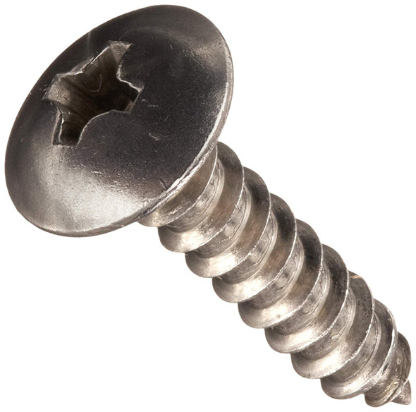 #14 x 1" 18.8 Stainless Truss Head Phillips Tapping Screw - (PC5172-280)