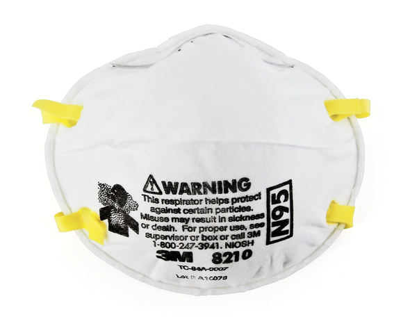 3M Particulate Respirator, 8210, N95 - (TM8210)