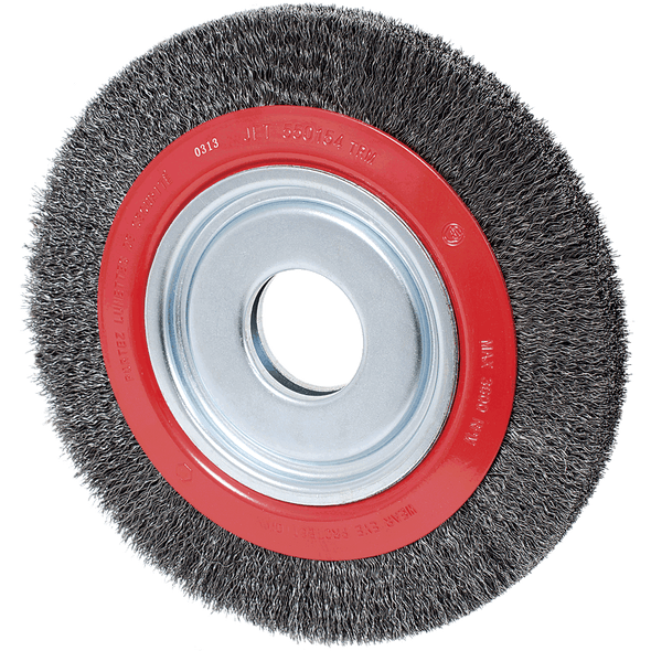 6" Crimped Wire Wheel Brush - High Performance - Coarse - (JT550124)