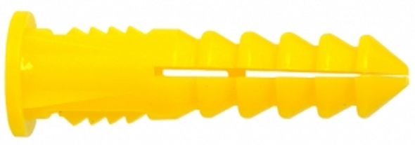 4-8x1 YELLOW PLASTIC PLUG - (UFUYP48K)