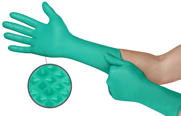 MICROFLEX 8 mil Mega Textured Nitrile Gloves - (WG93287)