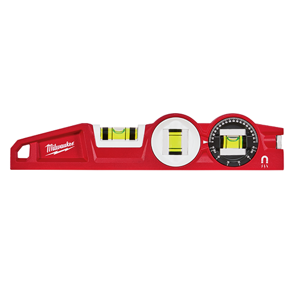 10" Die cast Torpedo Level with 360 Degree Locking Vial