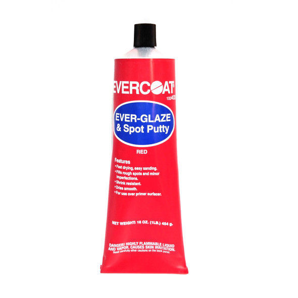 Everglaze Red Spot Putty 455 Gram Tube