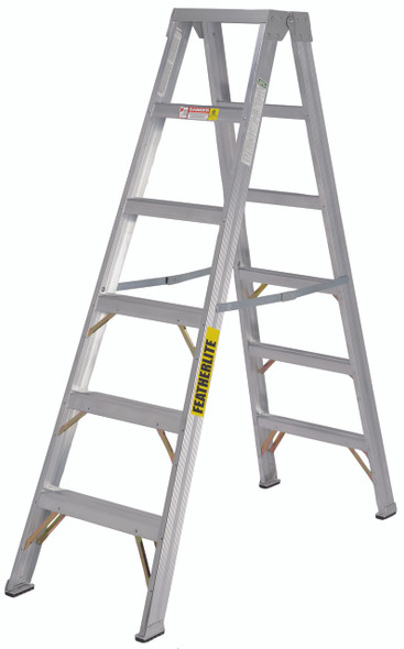 Featherlite 3600 Aluminum Step Ladder Series - 3606