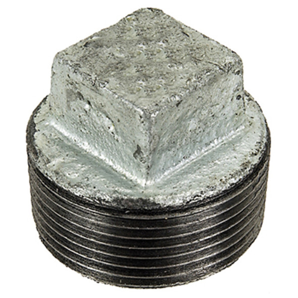 3/8" Galvanized Pipe Plug Square Head - (UA3/8GPSQ)