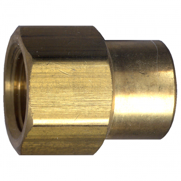 119-EC 3/4" X 3/8" BRASS REDUCER COUPLING