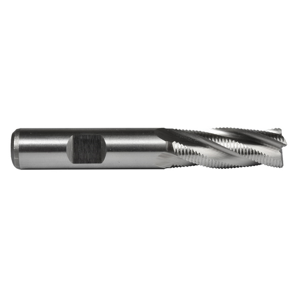 Union Butterfield HSS-E Bright ANSI Weldon Shank Roughing End Mill ANSI - 9002 - 5210014 - (5210014)