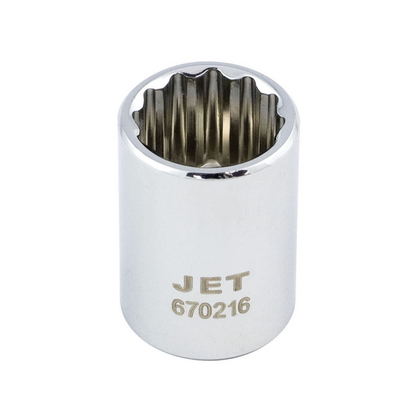 1/4" DR x 1/4" Regular Chrome Socket - 12 Point