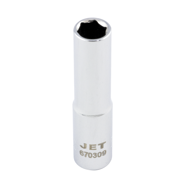 1/4" DR x 1/4" Deep Chrome Socket - 6 Point - JT670308