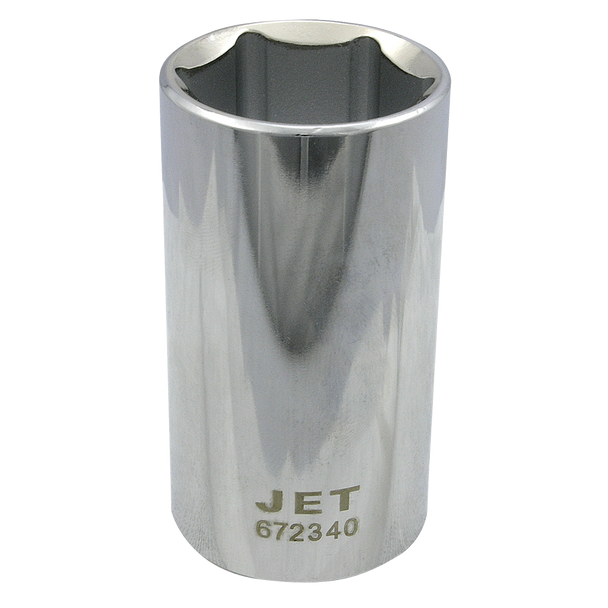 1/2" DR x 7/16" Deep Chrome Socket - 6 Point - JT672314