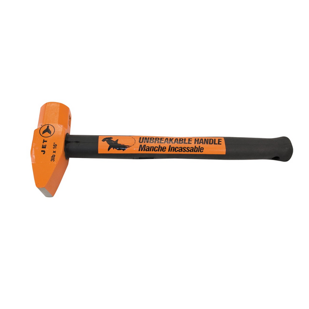 3 lb x 16" Indestructible Handle Cross Pein Hammer - Super Heavy Duty