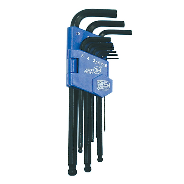 9 PC Metric Ball Nose Hex Key Set