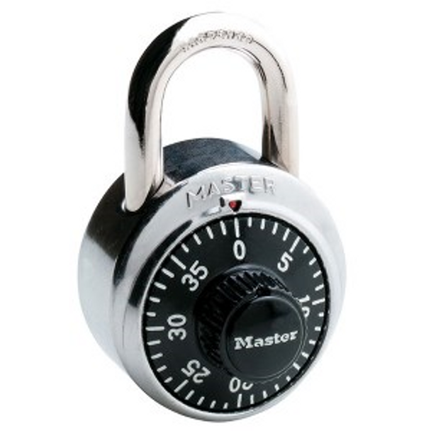 Master Lock Combination Padlocks, Body Size Width (in) 1-7/8"