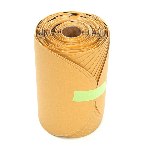 3M Stikit Gold Paper Disc Roll, 216U, P80, 6 in x NH (152.4 mm x NH), 175 discs per roll