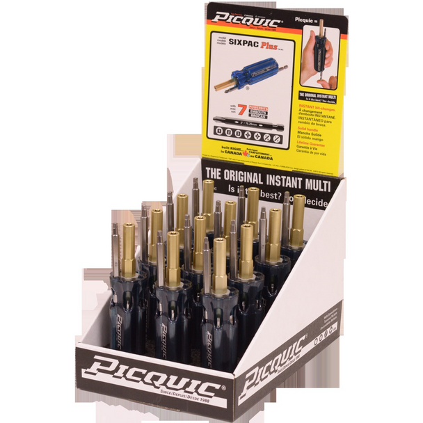 Picquic Sixpac Plus Screwdriver bulk Black