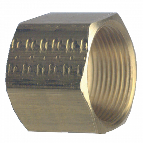 61-2 1/8" Brass Compressiom Standard Nut - (FA61-2)