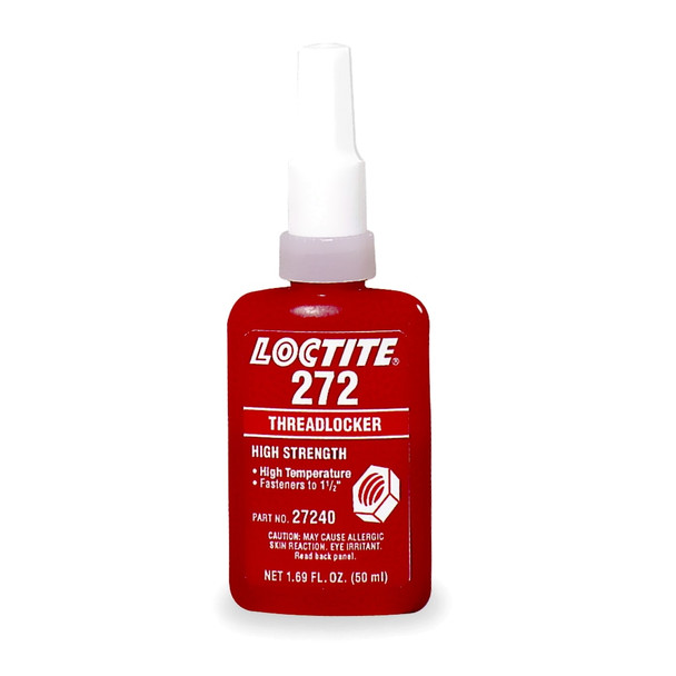 LOCTITE 272 Threadlocker High Temperature/High Strength - 50 ml Bottle (LC27240)